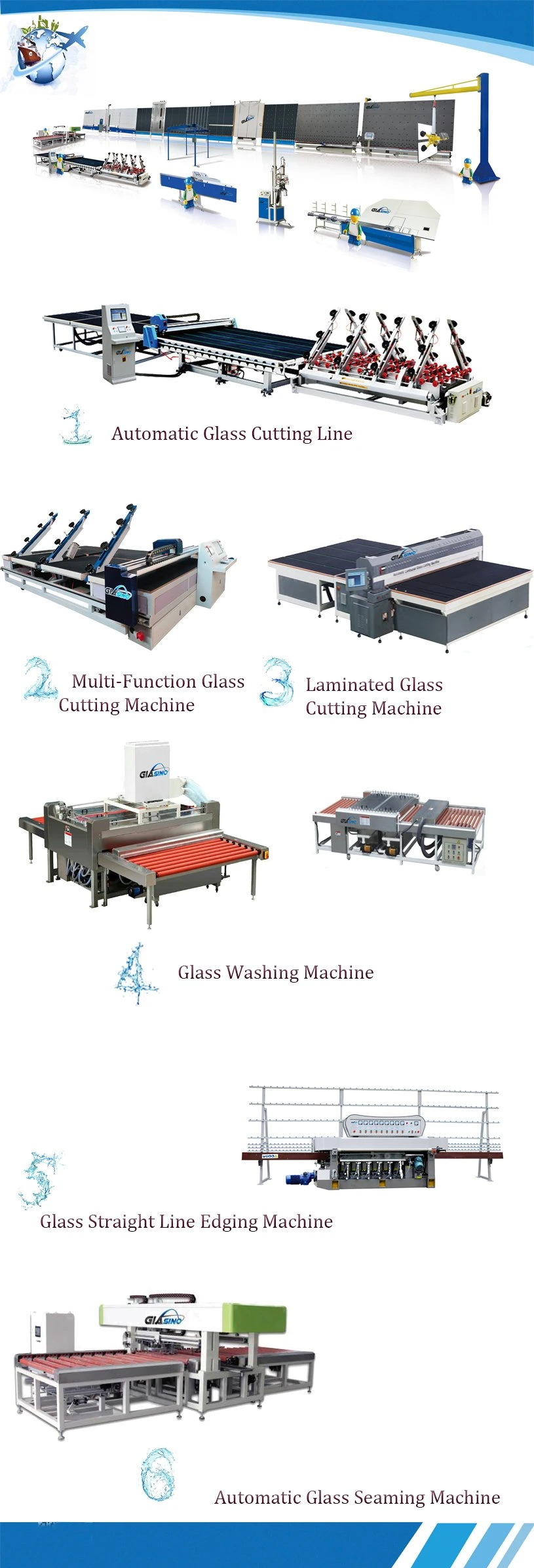 Auto Line for Shape Glass Cutting Machine